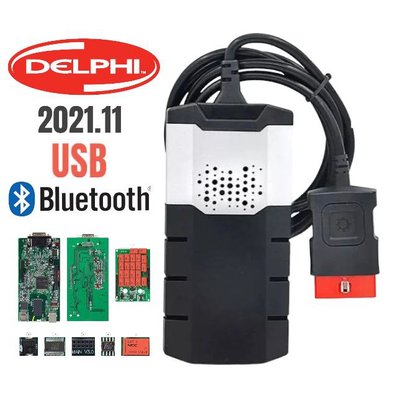 Диагностический автосканер Delphi DS150E двоплатний 0001 фото