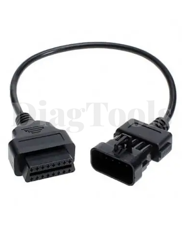 Перехідник Opel 10pin в OBD2 16 pin  0055 фото