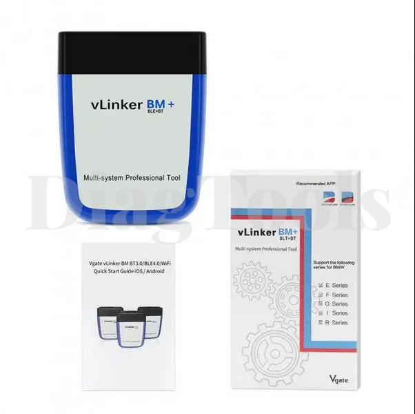Автосканер Vgate vLinker BM+ Bluetooth 4.0 для Bimmer Code/Bimmer Link Android/iOS/Windows  0038 фото